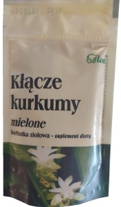 KURKUMA 80g kłącze kurkumy mielone FLOS