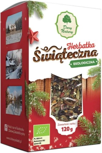 Herbatka świąteczna 120g Dary Natury.JPG