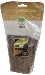 Len brązowy nasiona 1kg Astron Siemię lniane