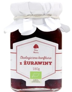 ŻURAWINA Konfitura z żurawiny EKO 180g