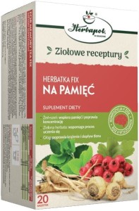 Herbatka na Pamięć FIX (20x2g) Herbapol