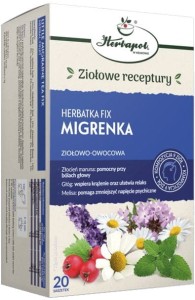 Herbatka fix MIGRENKA Migrena 20x2g Herbapol Bóle głowy