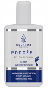 PODOŻEL żel siarczkowy do stóp nadmiernie pocenie 135 g SUlphur