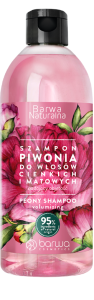 Szampon piwonia nadający objętość 300ml Barwa Naturalna