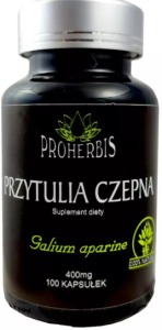 Przytulia czepna Galium aparine 400mg 100 kapsułek Proherbis