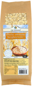 Płatki owsiane bezglutenowe jumbo 500g Pięć Przemian