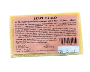 Szare mydło 200g Carmen