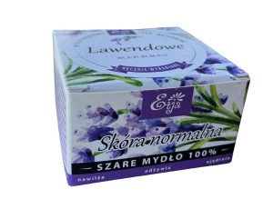 Mydło szare potasowe lawendowe 80g Etja