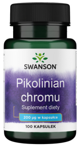 Pikolinian chromu 200µg 100kaps Swanson