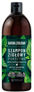 Szampon pokrzywa włosy przetłuszczające 480ml Barwa Ziołowa