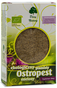 Ostropest plamisty mielony eko 100g Dary Natury
