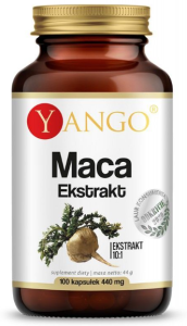 Maca ekstrakt 350mg 90kaps Yango