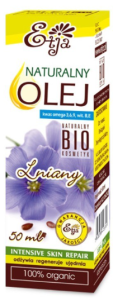 Bio olej lniany kosmetyczny 50ml Etja