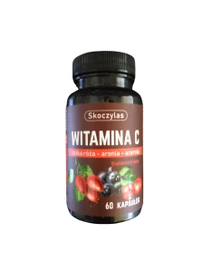 Witamina C dzika róża-aronia-acerola 60kap. Skoczylas