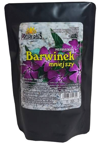 Herbatka Barwinek mniejszy 50g Proherbis