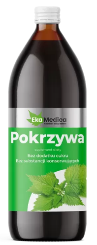 Pokrzywa 1l sok z pokrzywy pokrzywa EkaMedica