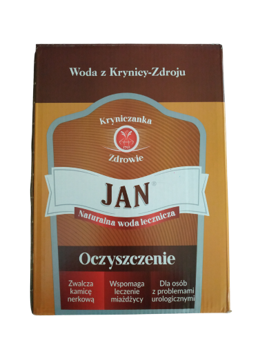 Woda lecznicza Jan 3l nerki drogi moczowe miażdżyca cukrzyca kamica nerkowa Kryniczanka Zdrój