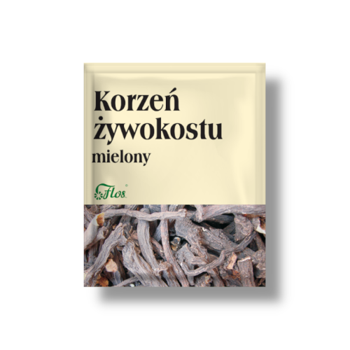 Korzeń żywokostu mielony Flos 100g żywokost korzeń