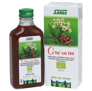 Głóg sok eko 200ml Salus serce  relaks odprężenie