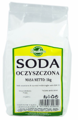 Soda oczyszczona do żywności  wodorowęglan sodu 1kg Smakosz soda