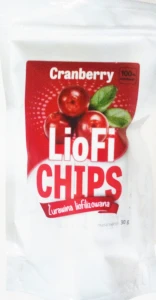 Żurawina liofilizowana Chips Detoks 30g ELENA